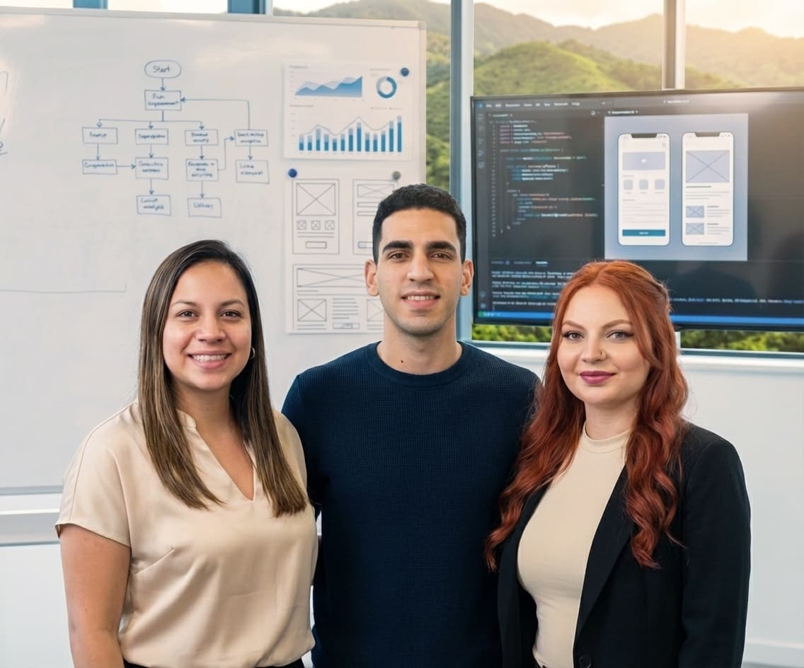 Reunión de trabajo entre LFT Labs y un cliente